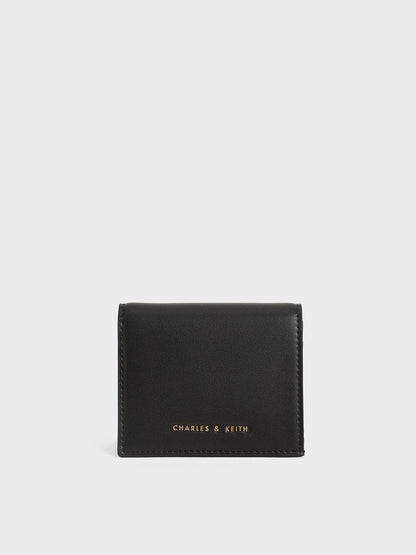 Daisy Bi-Fold Small Wallet - Black | CHARLES & KEITH