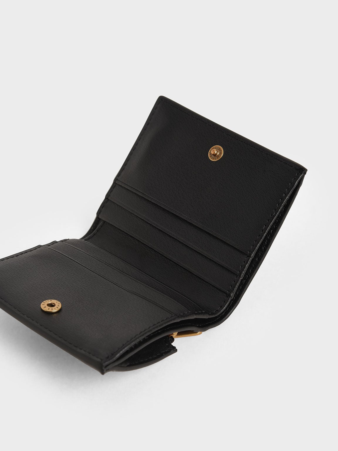 Daisy Bi-Fold Small Wallet - Black | CHARLES & KEITH