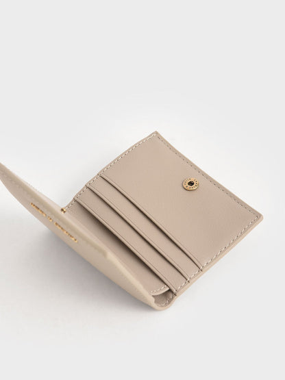 Daisy Bi-Fold Small Wallet - Sand | CHARLES & KEITH