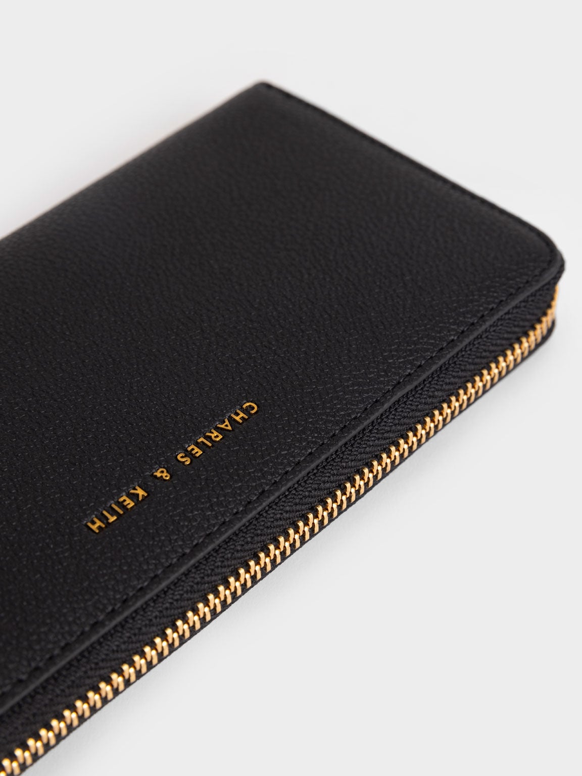 Dulcie Zip-Around Long Wallet - Black | CHARLES & KEITH