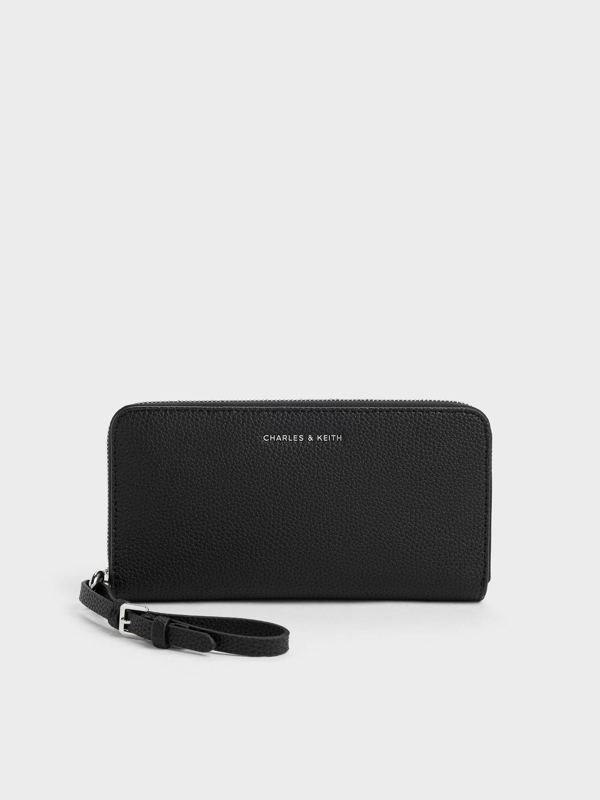 Chance Zip-Around Long Wallet - Noir | CHARLES & KEITH