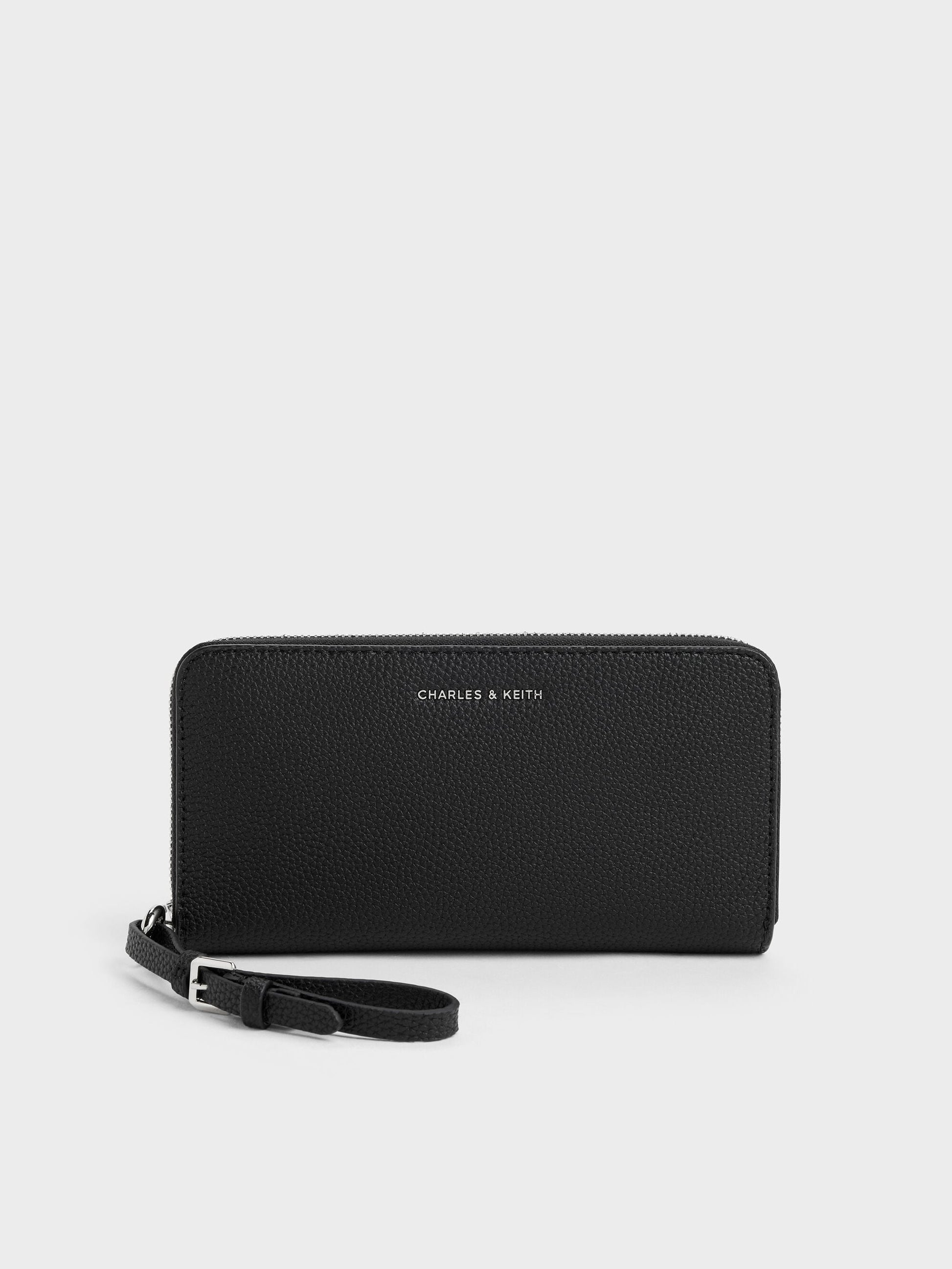Chance Zip-Around Long Wallet - Noir | CHARLES & KEITH