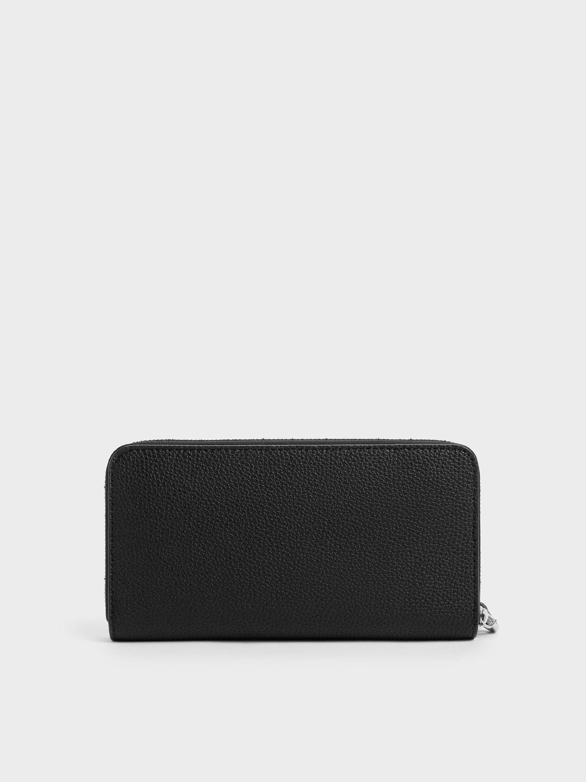 Chance Zip-Around Long Wallet - Noir | CHARLES & KEITH