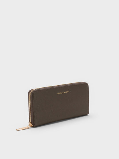 Dulcie Zip-Around Long Wallet - Dark Moss | CHARLES & KEITH