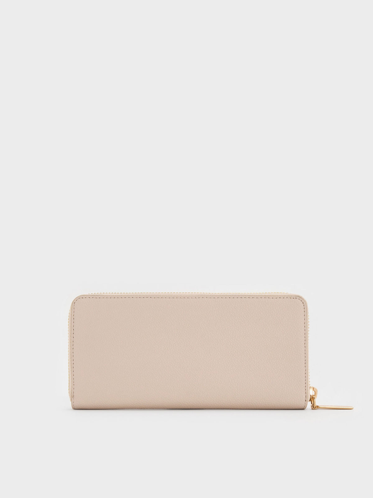 Dulcie Zip-Around Long Wallet - Oat | CHARLES & KEITH