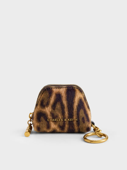 Cesia Leopard-Print Micro Pouch - Multi | CHARLES & KEITH