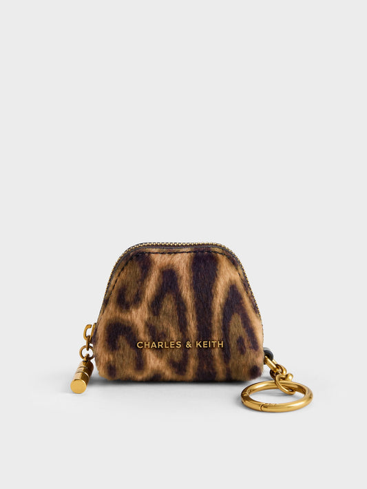 Cesia Leopard-Print Micro Pouch - Multi | CHARLES & KEITH