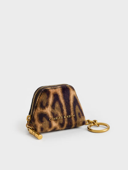 Cesia Leopard-Print Micro Pouch - Multi | CHARLES & KEITH