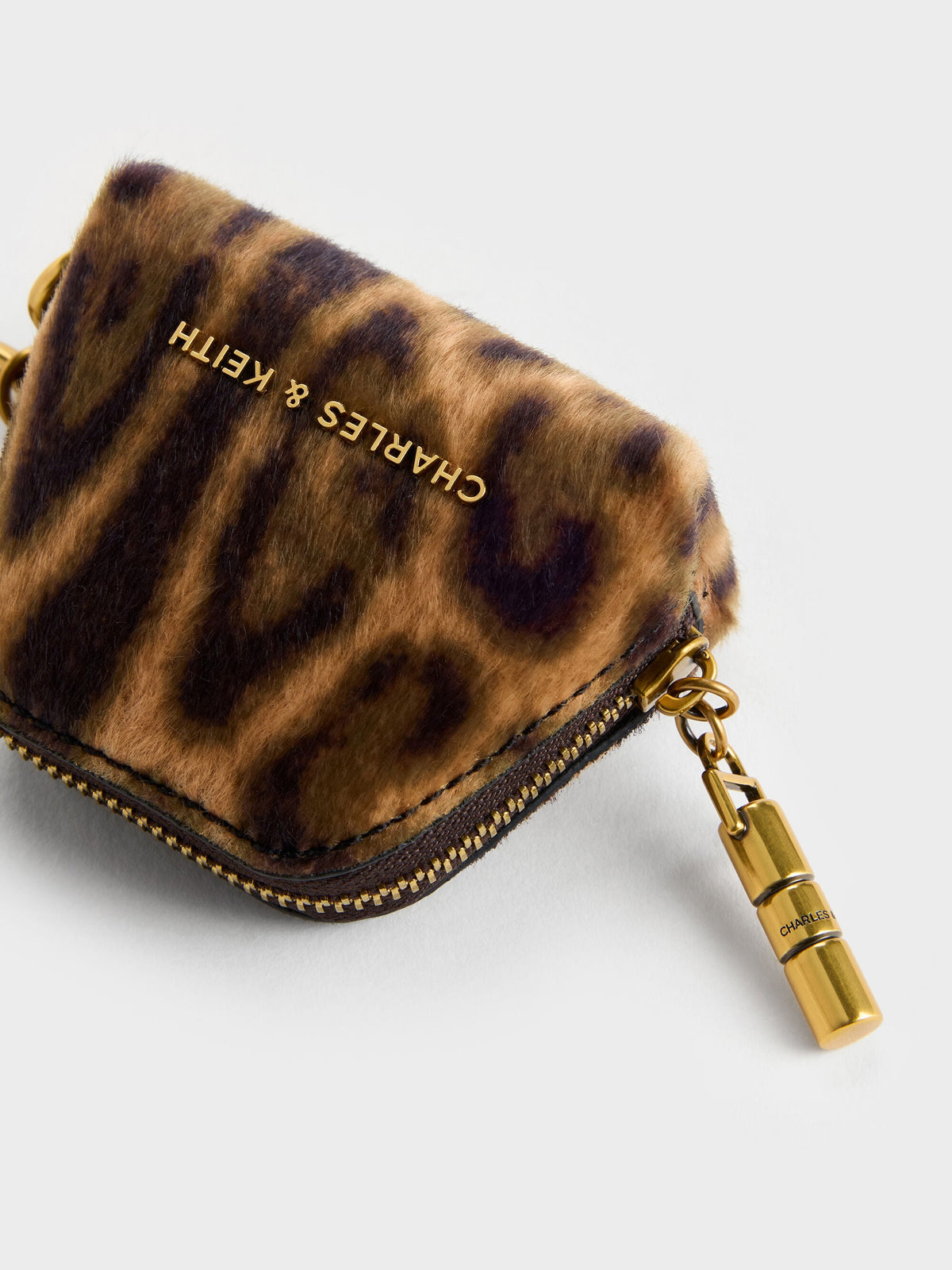 Cesia Leopard-Print Micro Pouch - Multi | CHARLES & KEITH
