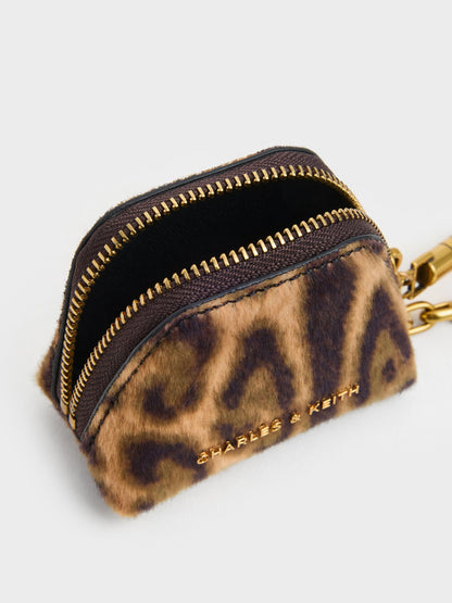 Cesia Leopard-Print Micro Pouch - Multi | CHARLES & KEITH