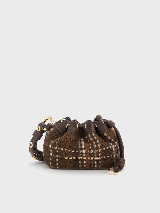 Lillith Checkered Micro Pouch - Multi | CHARLES & KEITH