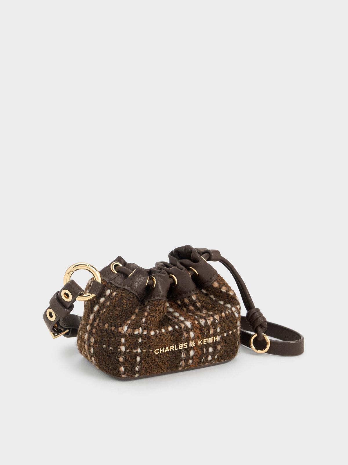 Lillith Checkered Micro Pouch - Multi | CHARLES & KEITH