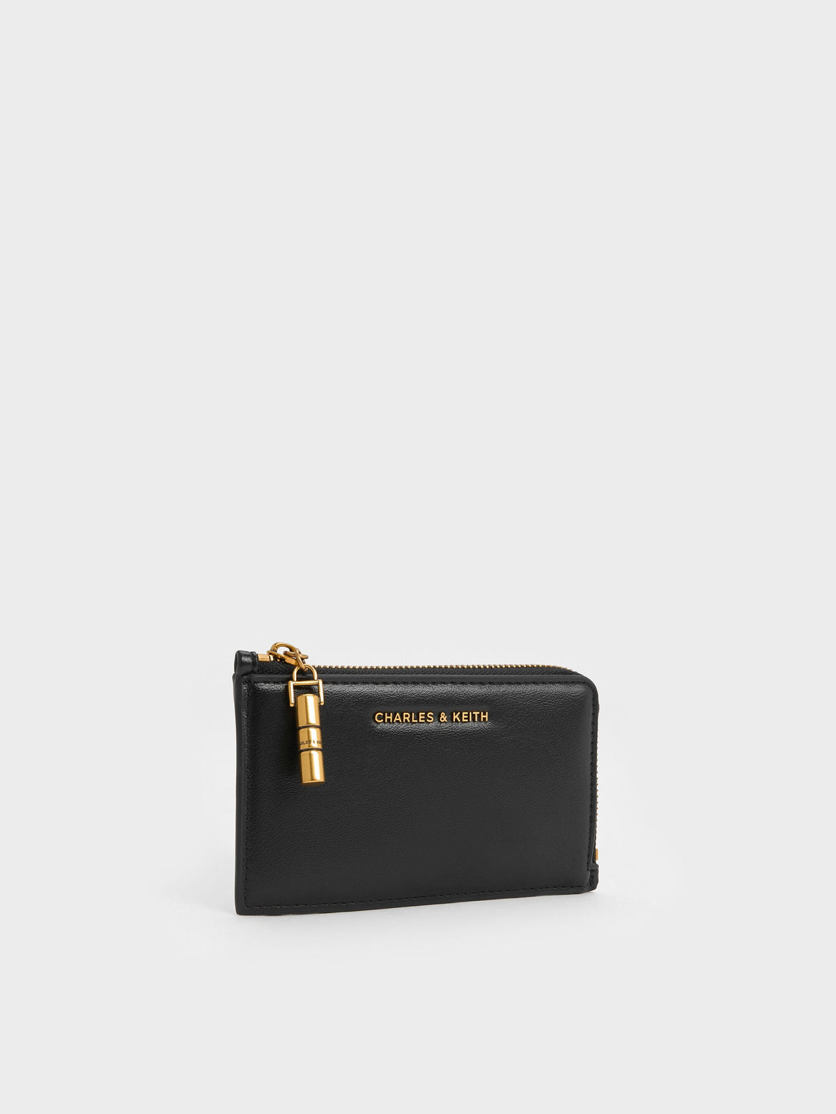 Cesia Zip-Around Card Holder - Black | CHARLES & KEITH
