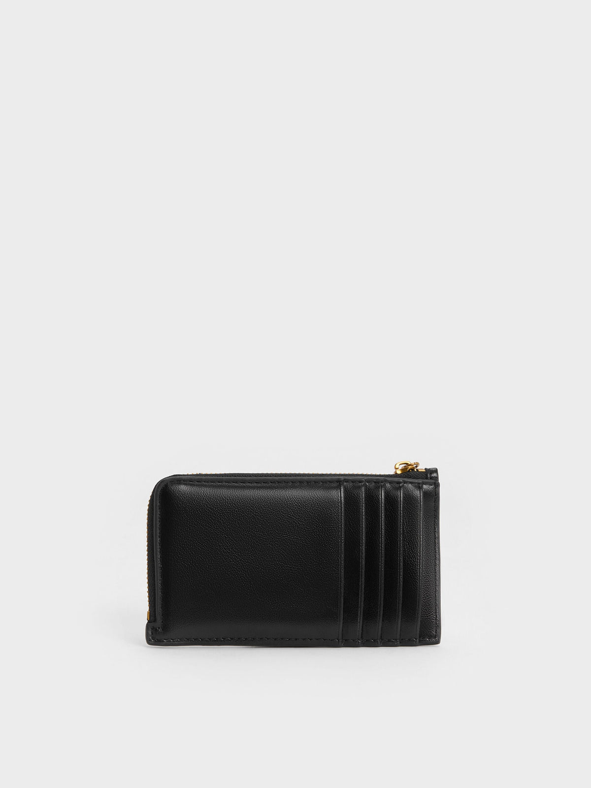 Cesia Zip-Around Card Holder - Black | CHARLES & KEITH