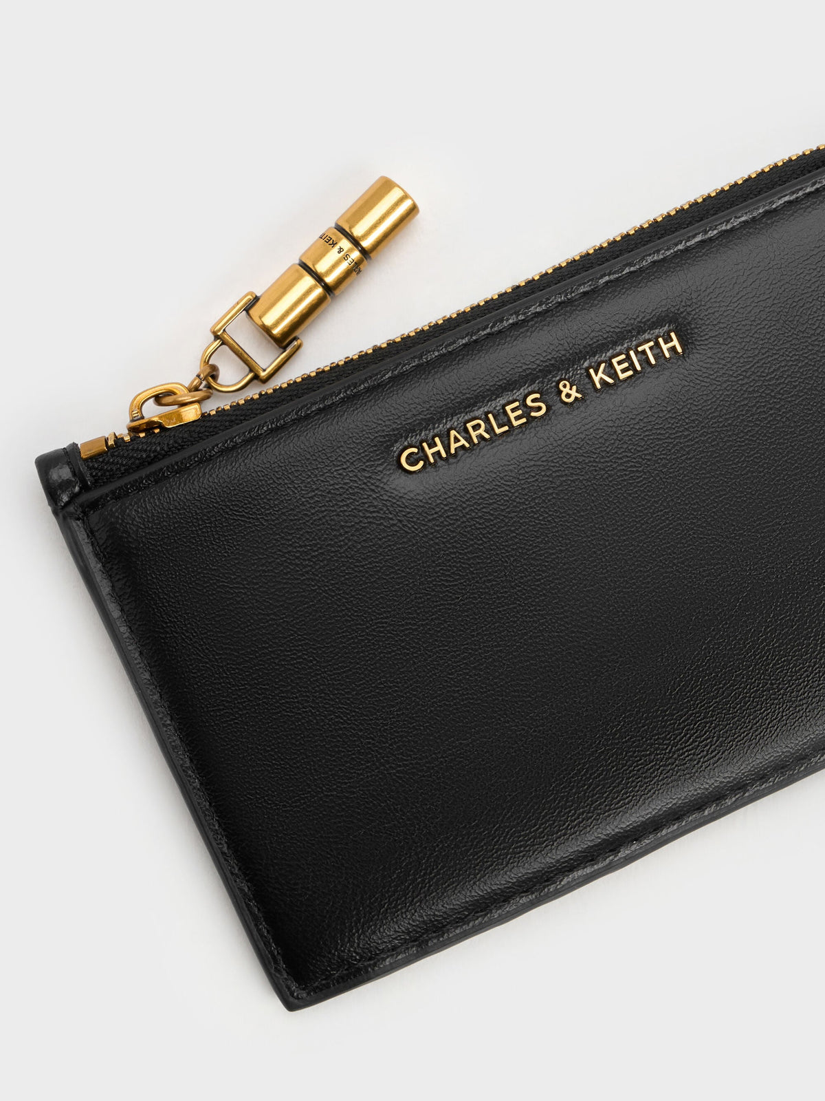 Cesia Zip-Around Card Holder - Black | CHARLES & KEITH