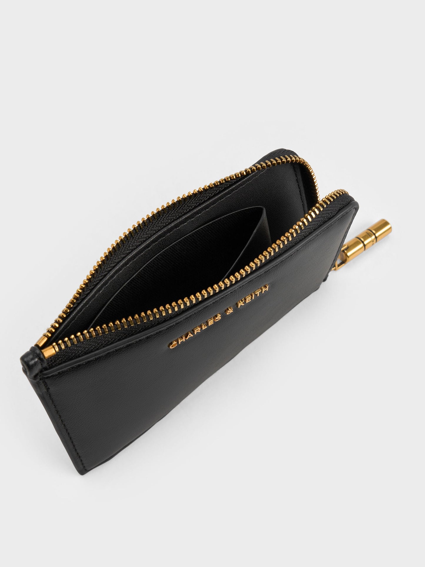 Cesia Zip-Around Card Holder - Black | CHARLES & KEITH