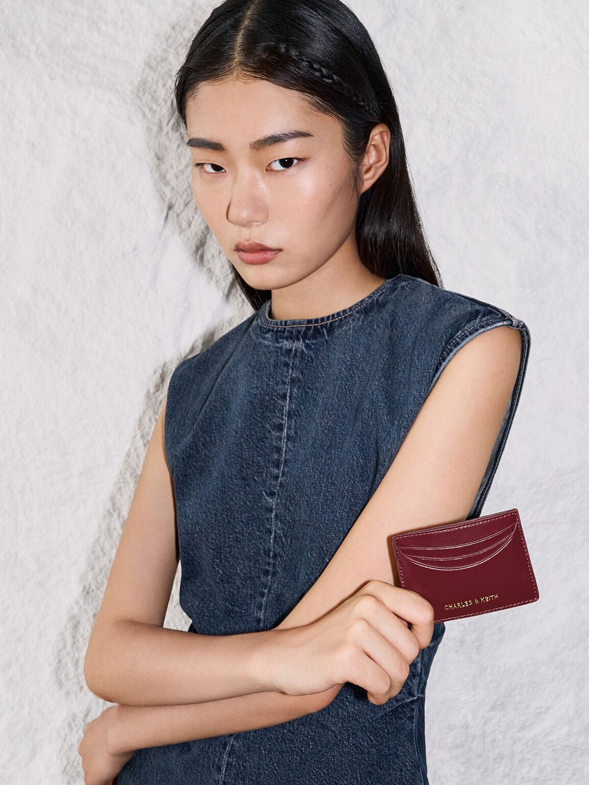 Sigrid Card Holder - Mulberry Plum | CHARLES & KEITH