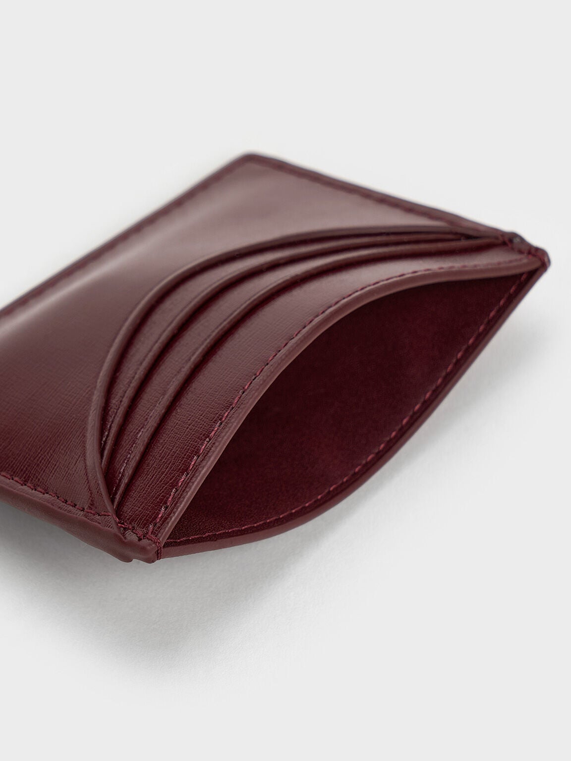 Sigrid Card Holder - Mulberry Plum | CHARLES & KEITH