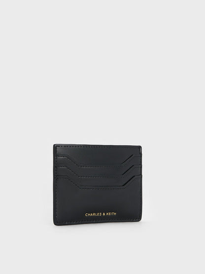 Carli Multi-Slot Card Holder - Black | CHARLES & KEITH