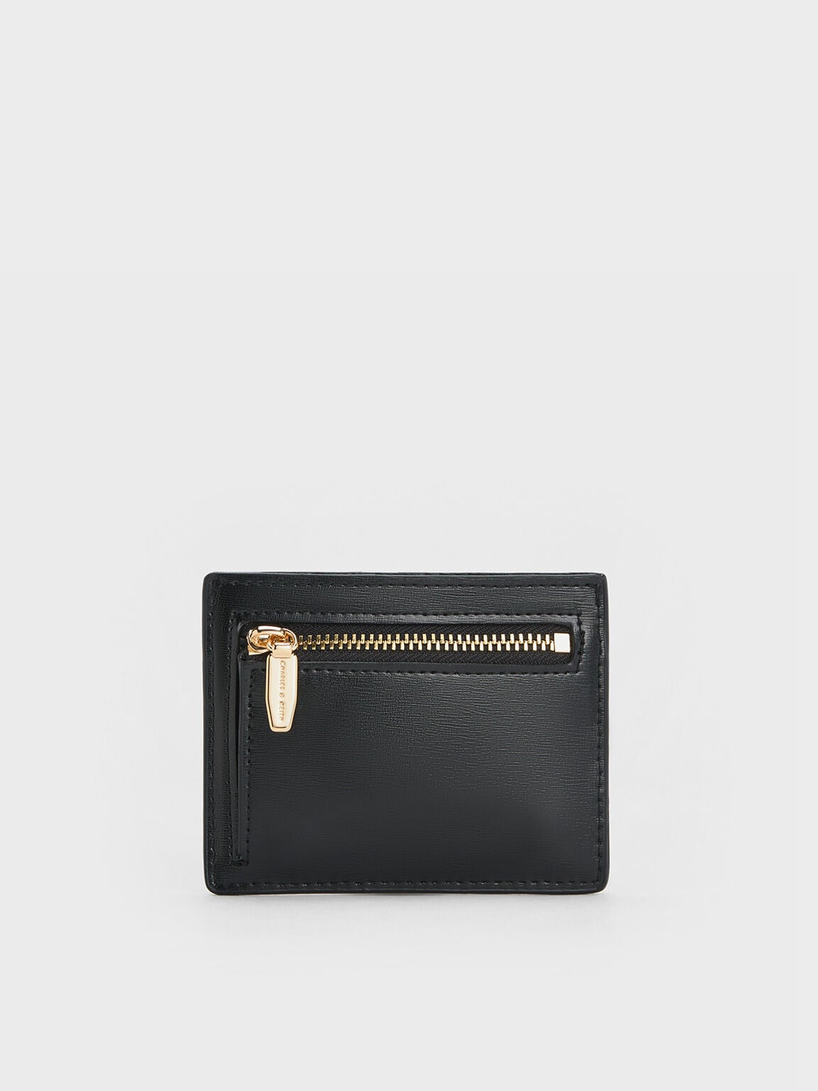Carli Multi-Slot Card Holder - Black | CHARLES & KEITH