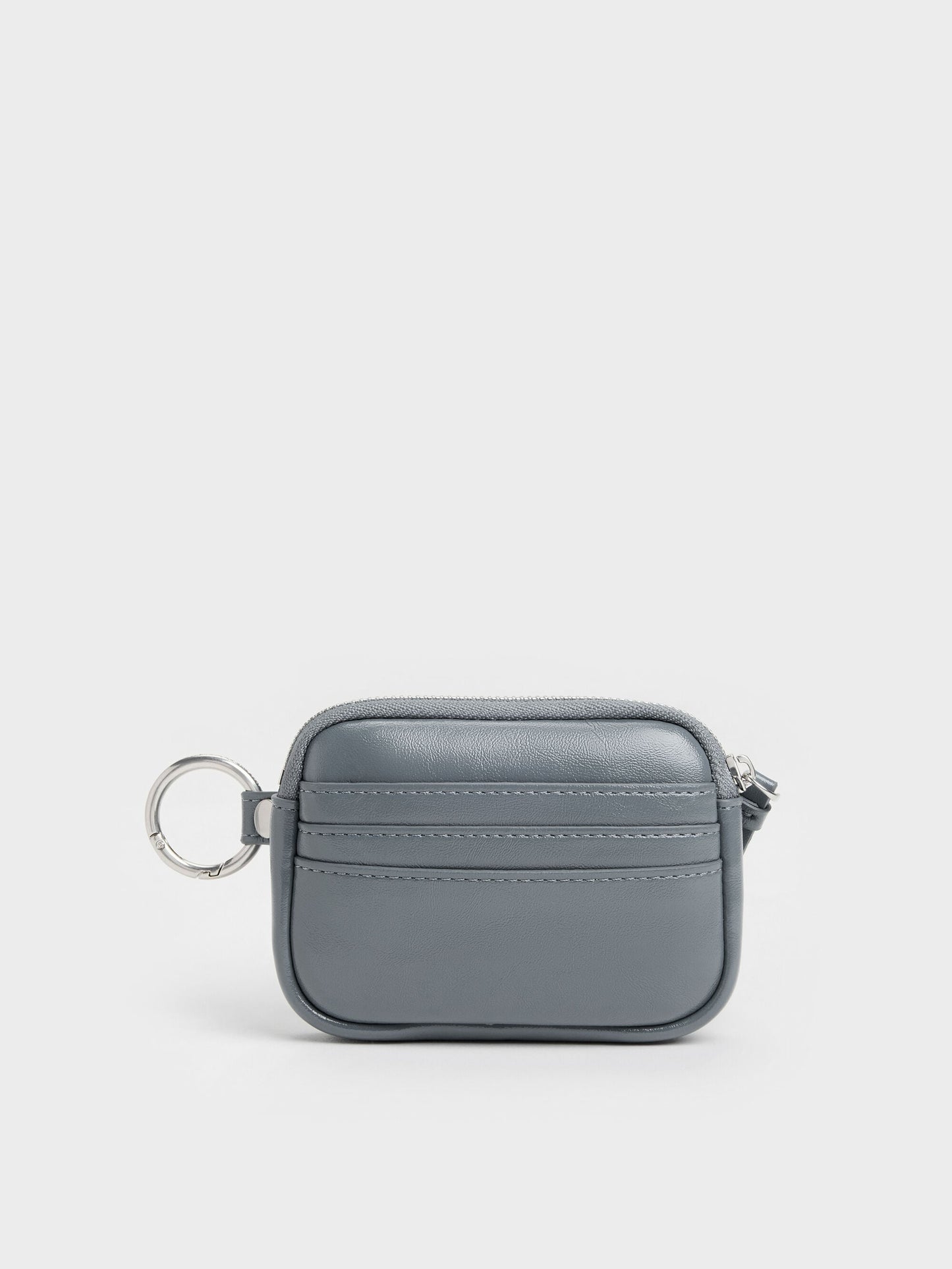 Tatiana Zip-Around Card Holder - Smoky Blue | CHARLES & KEITH