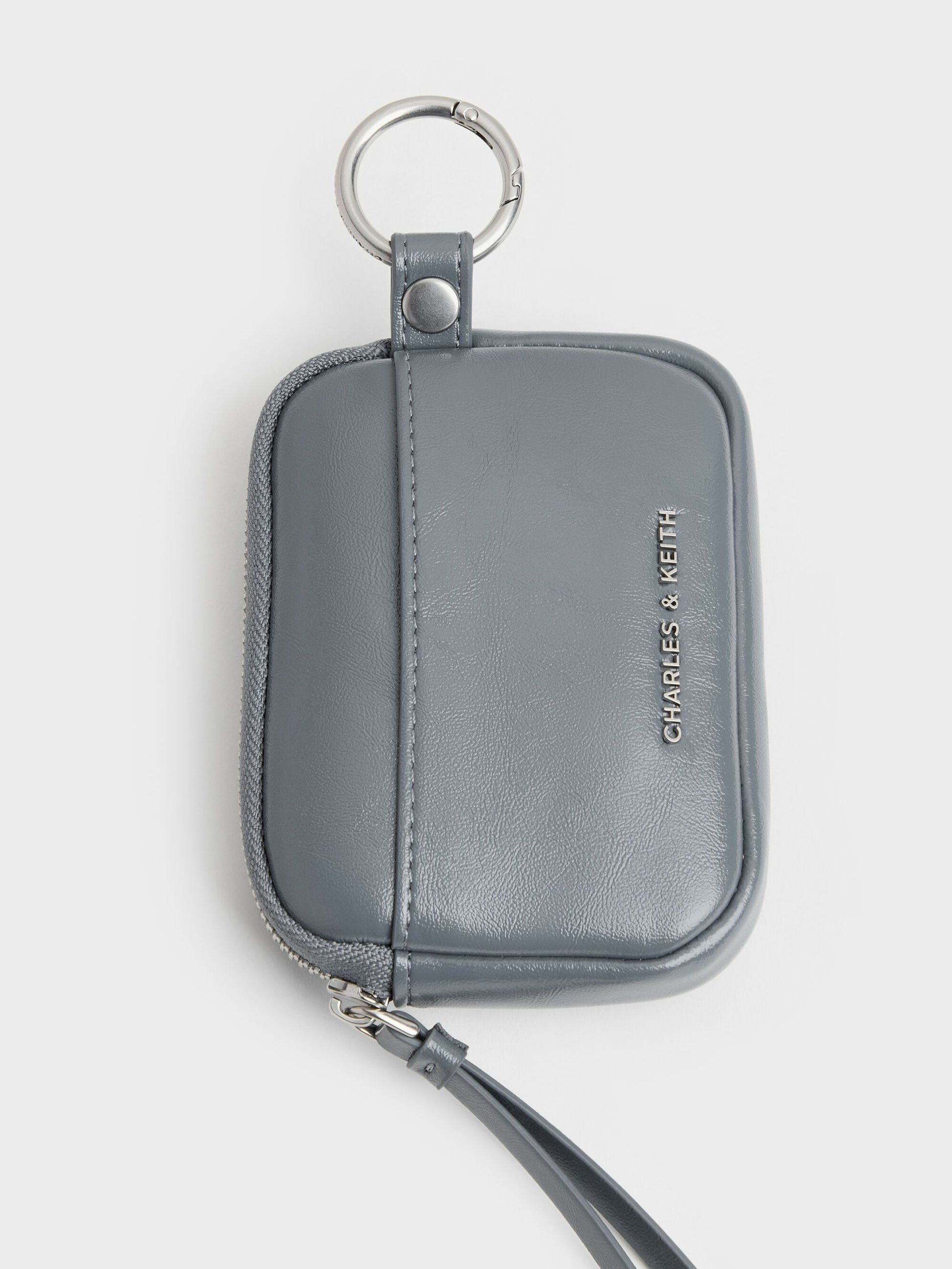 Tatiana Zip-Around Card Holder - Smoky Blue | CHARLES & KEITH