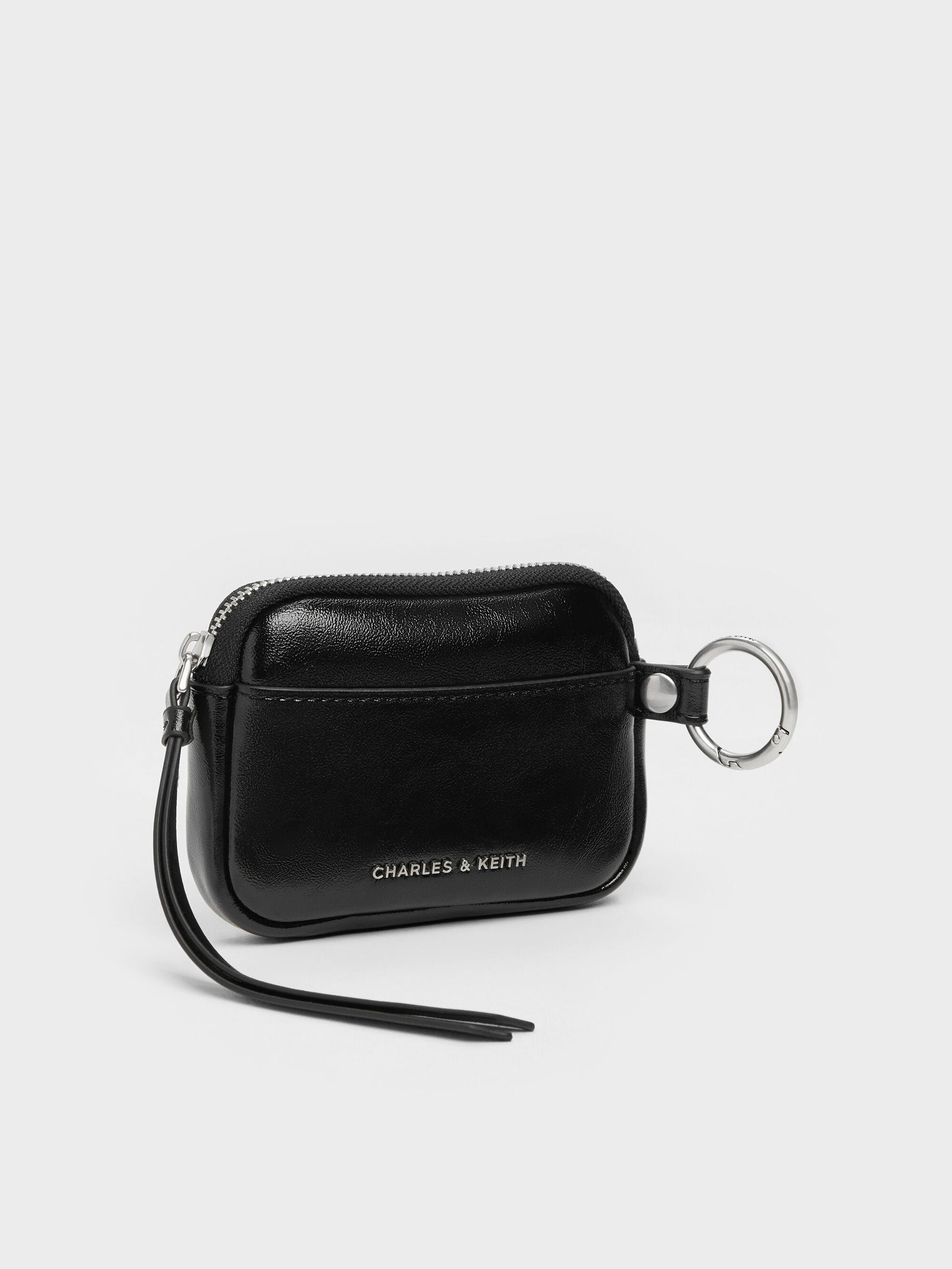 Tatiana Zip-Around Card Holder - Noir | CHARLES & KEITH