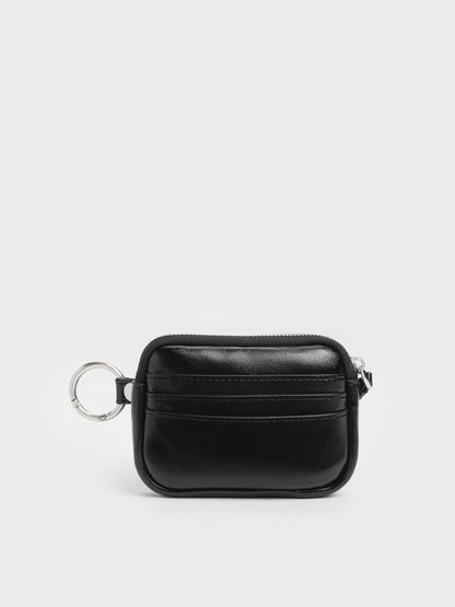 Tatiana Zip-Around Card Holder - Noir | CHARLES & KEITH