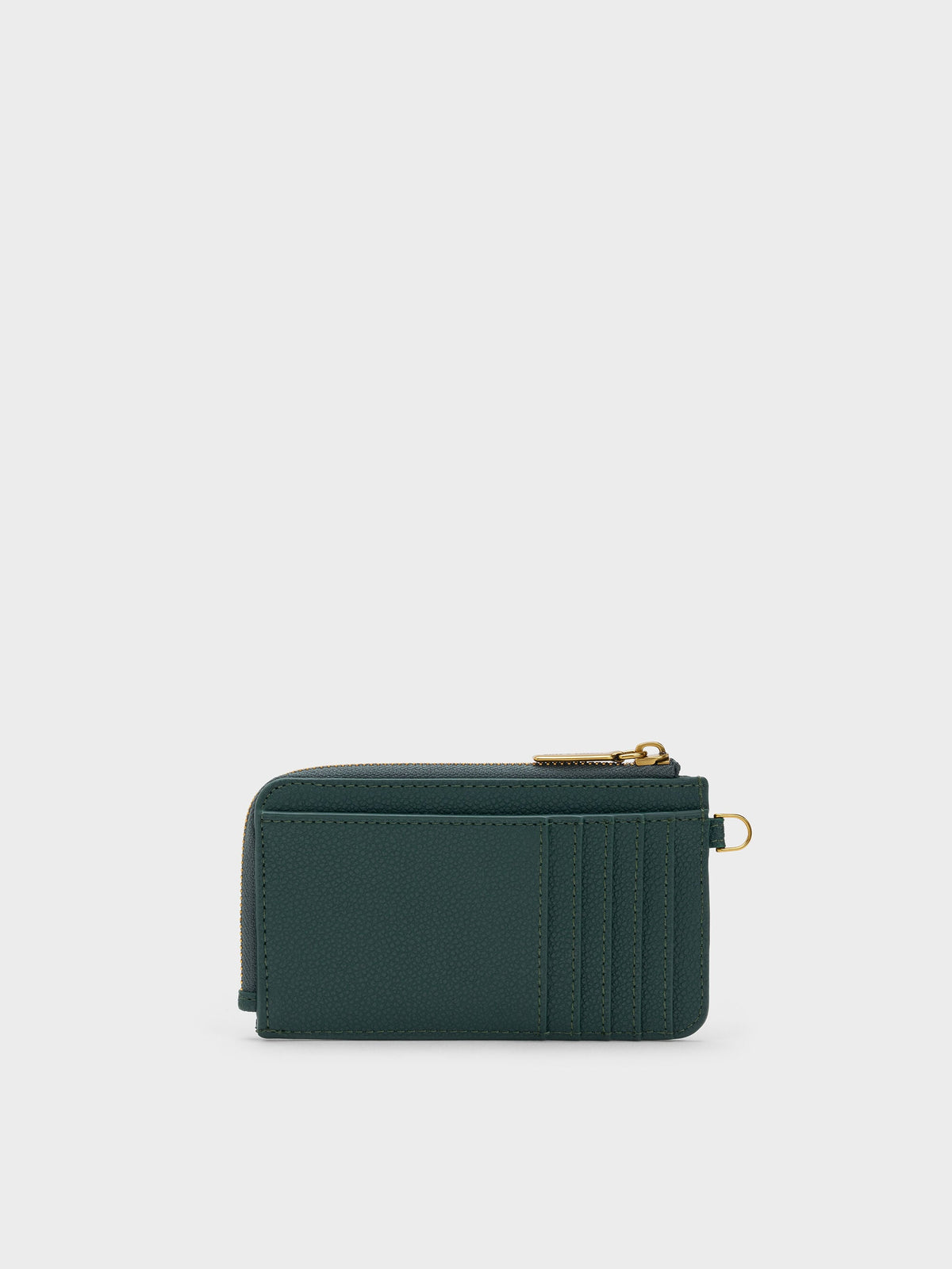 Multi-Slot Wristlet Card Holder - Dark Green | CHARLES & KEITH