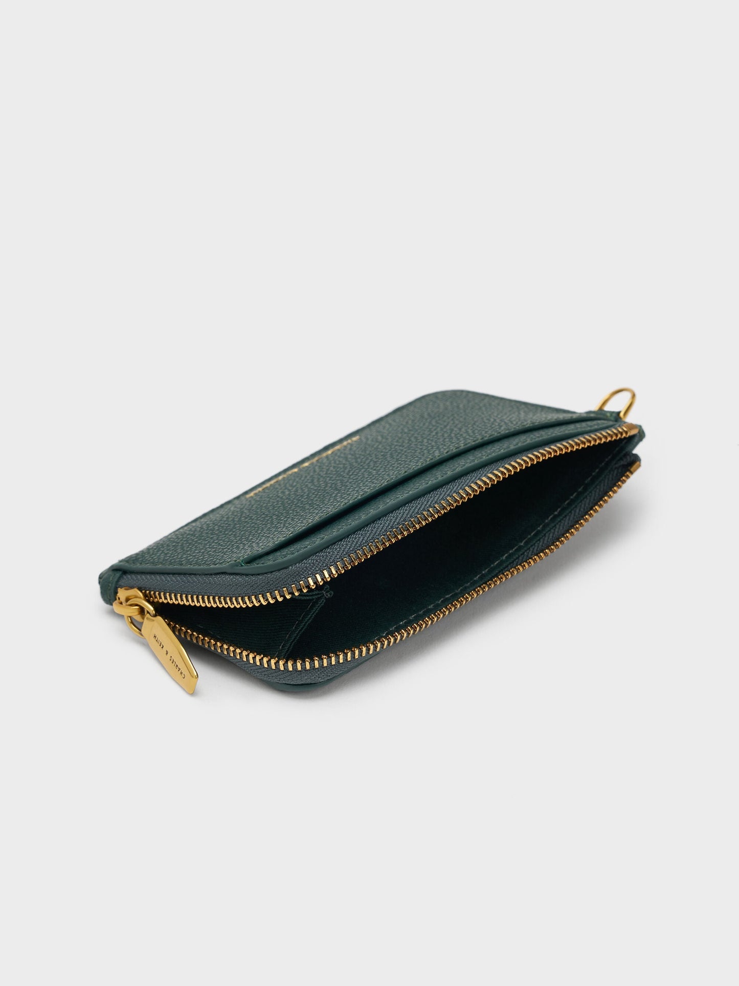 Multi-Slot Wristlet Card Holder - Dark Green | CHARLES & KEITH