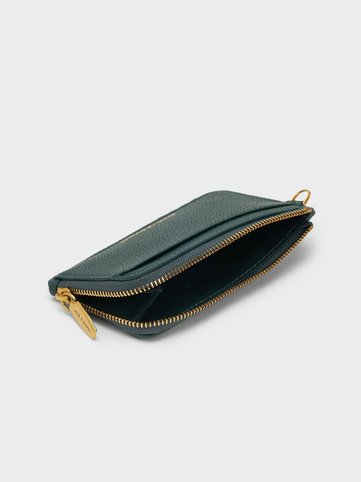 Multi-Slot Wristlet Card Holder - Dark Green | CHARLES & KEITH