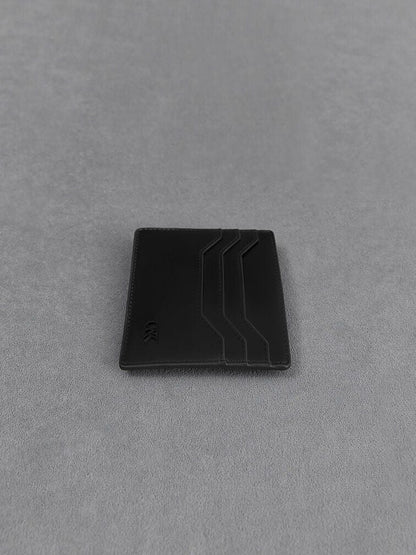 Carli Leather Multi-Slot Card Holder - Black | CHARLES & KEITH