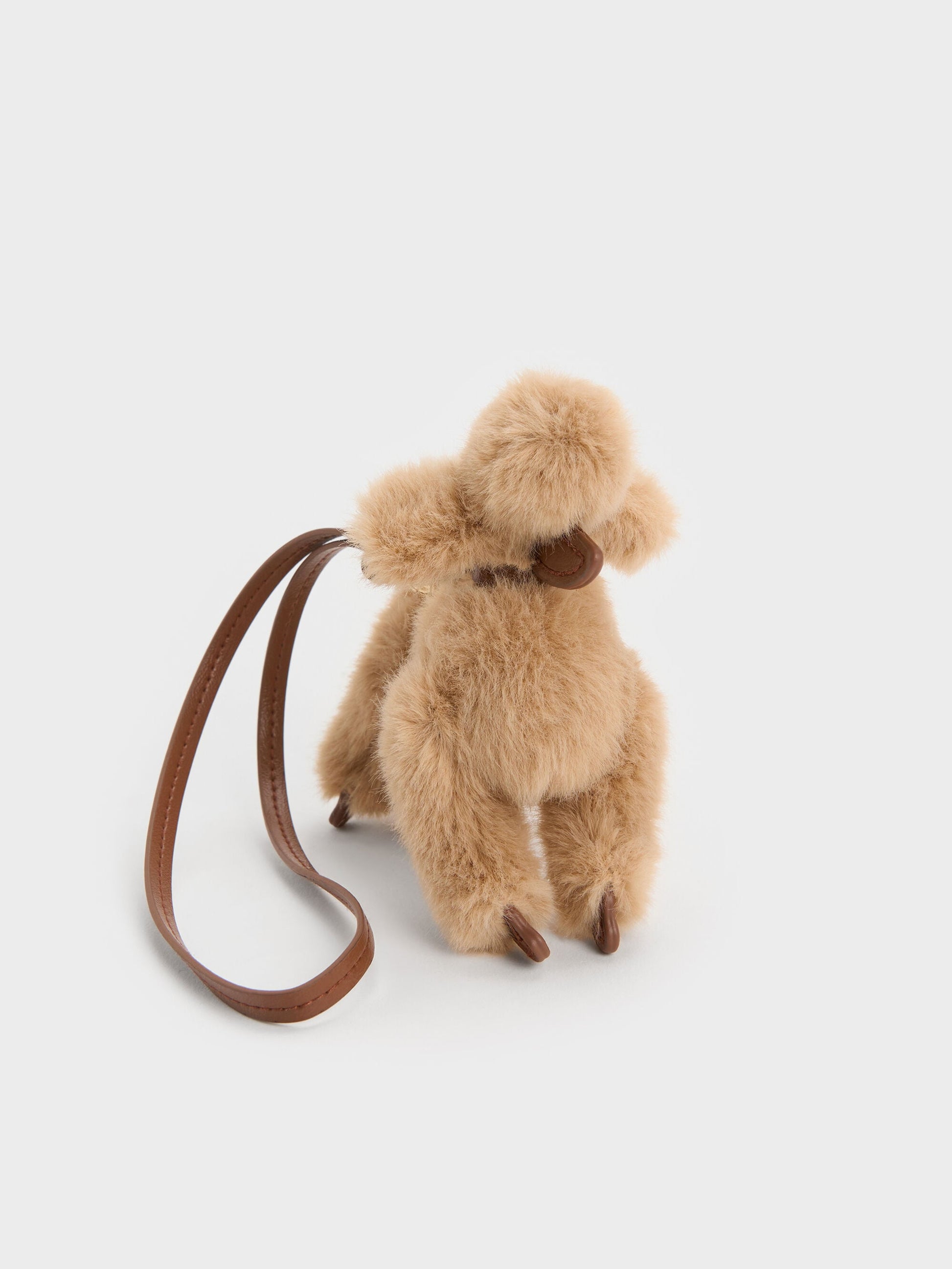 Faux Shearling Poodle Charm - Multi | CHARLES & KEITH