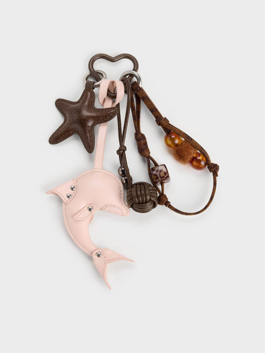 Delfina Dolphin & Starfish Charm - Multi | CHARLES & KEITH