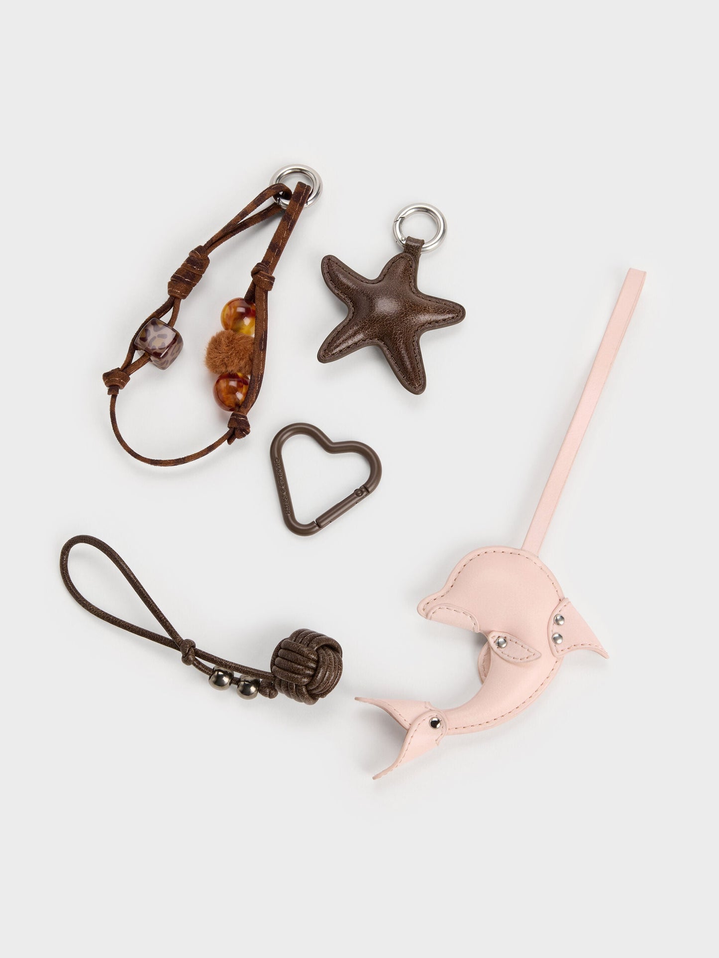 Delfina Dolphin & Starfish Charm - Multi | CHARLES & KEITH
