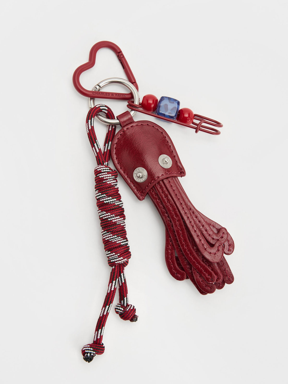 Delfina Octopus Charm - Tomato Red | CHARLES & KEITH