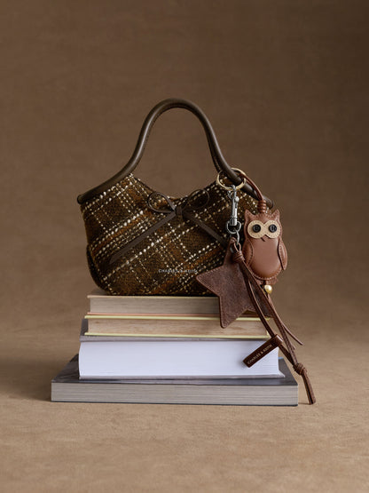 Noane Star Mirror Charm - Distressed Coffee | CHARLES & KEITH