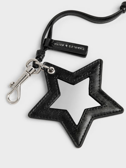 Noane Star Mirror Charm - Noir | CHARLES & KEITH