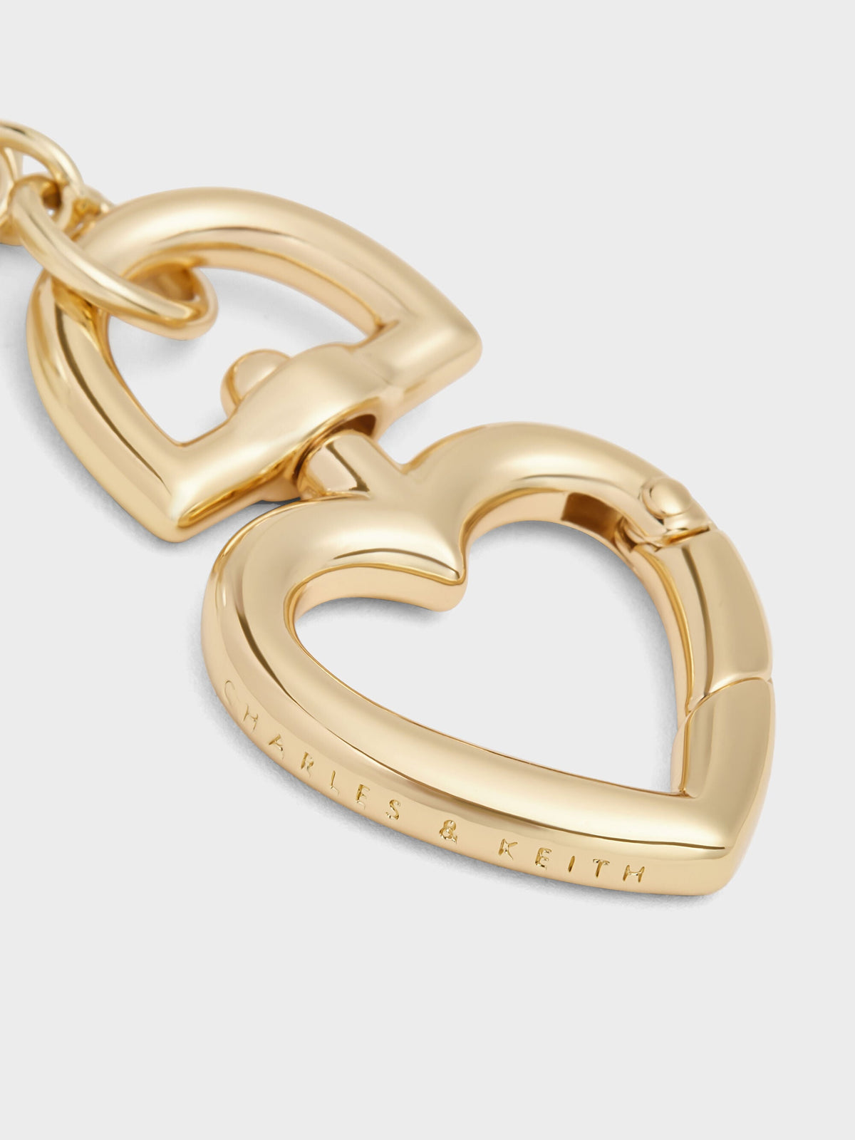 Arrietty Crystal & Pearl Snowflake Charm - Gold | CHARLES & KEITH