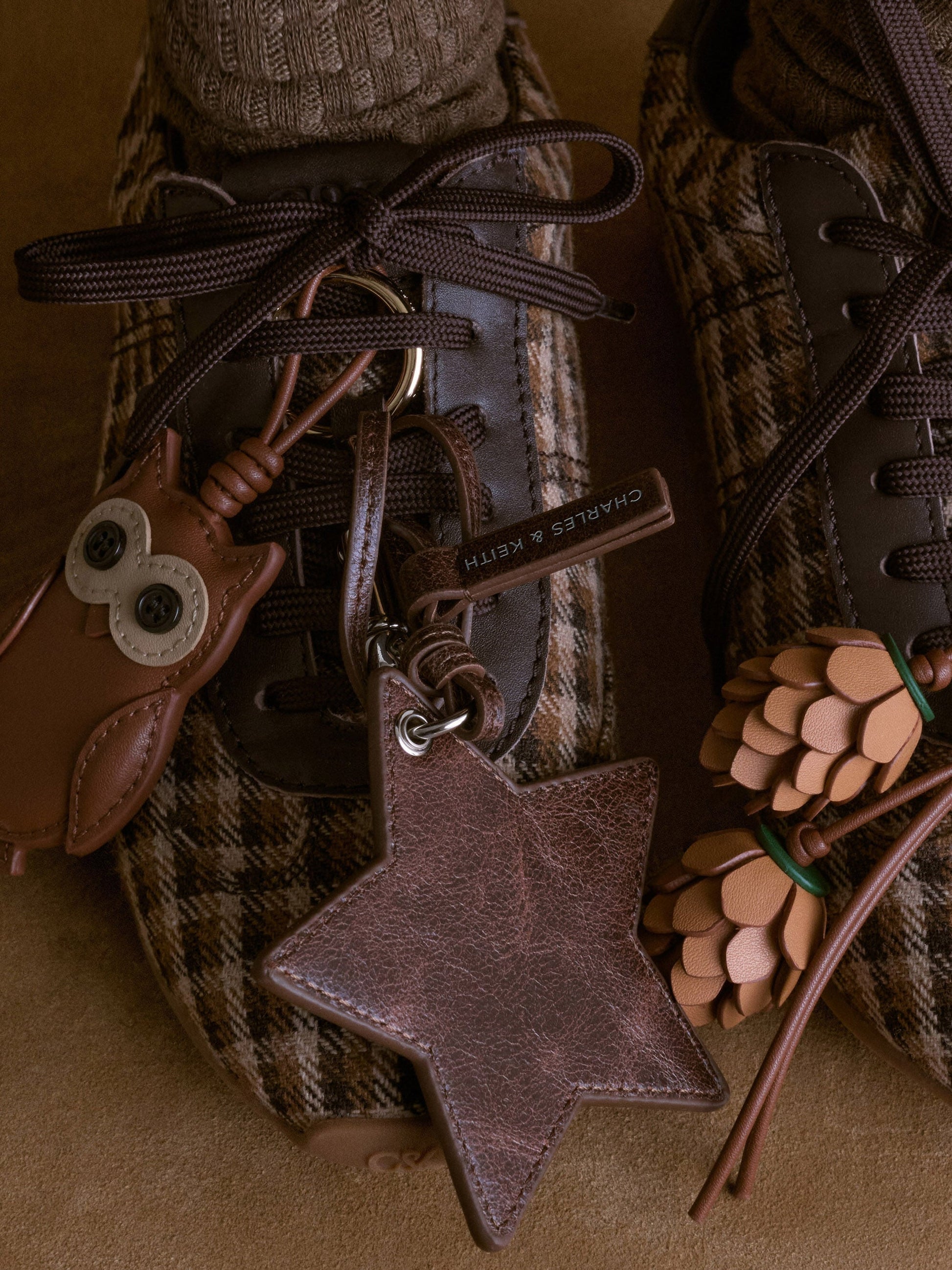 Pinecone Charm - Multi | CHARLES & KEITH