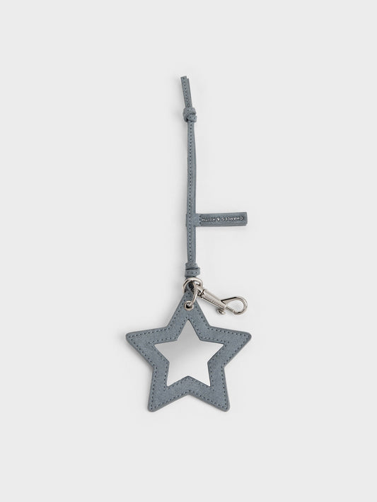Noane Star Mirror Charm - Smoky Blue | CHARLES & KEITH