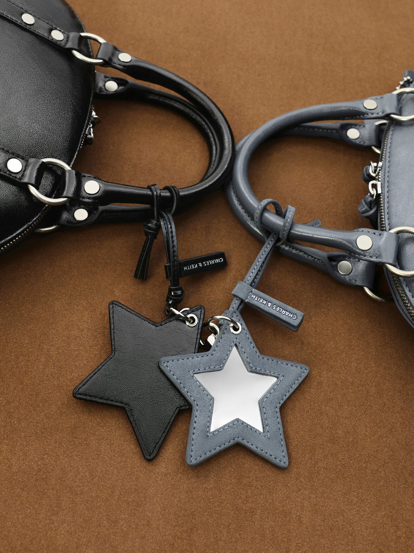 Noane Star Mirror Charm - Smoky Blue | CHARLES & KEITH