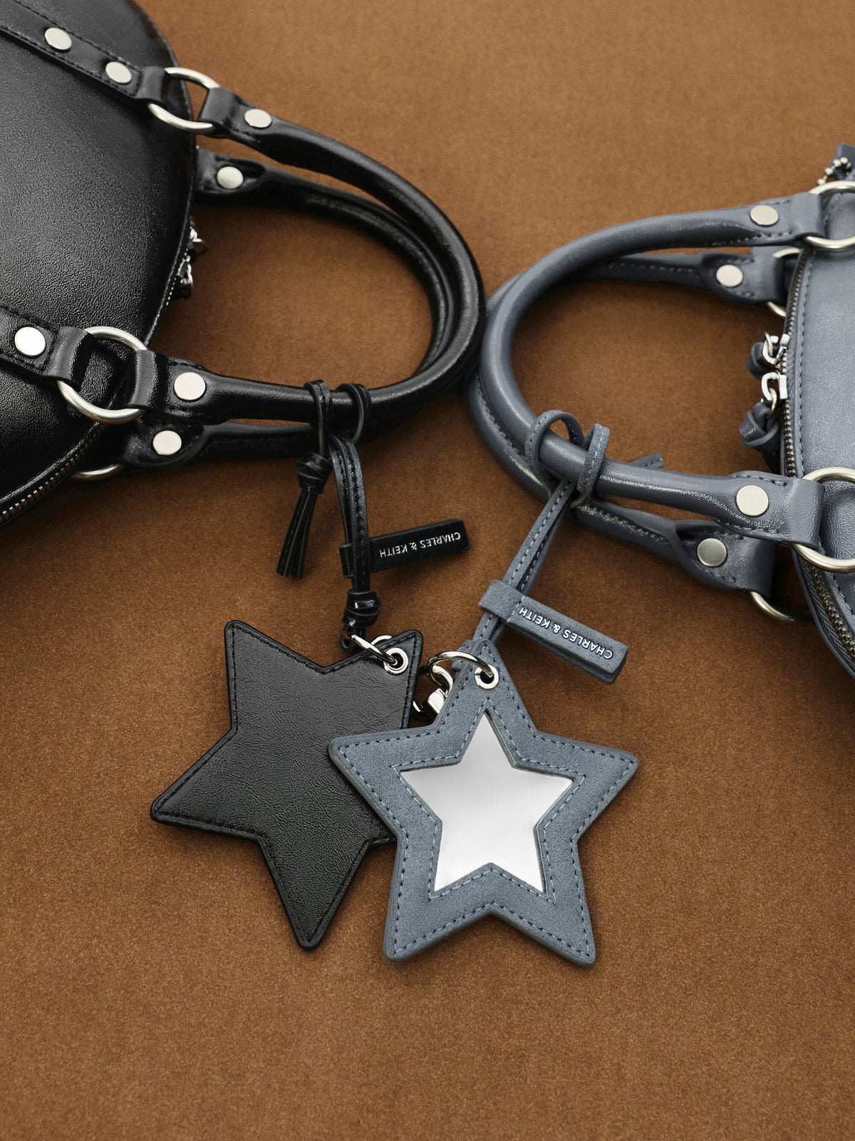 Noane Star Mirror Charm - Smoky Blue | CHARLES & KEITH