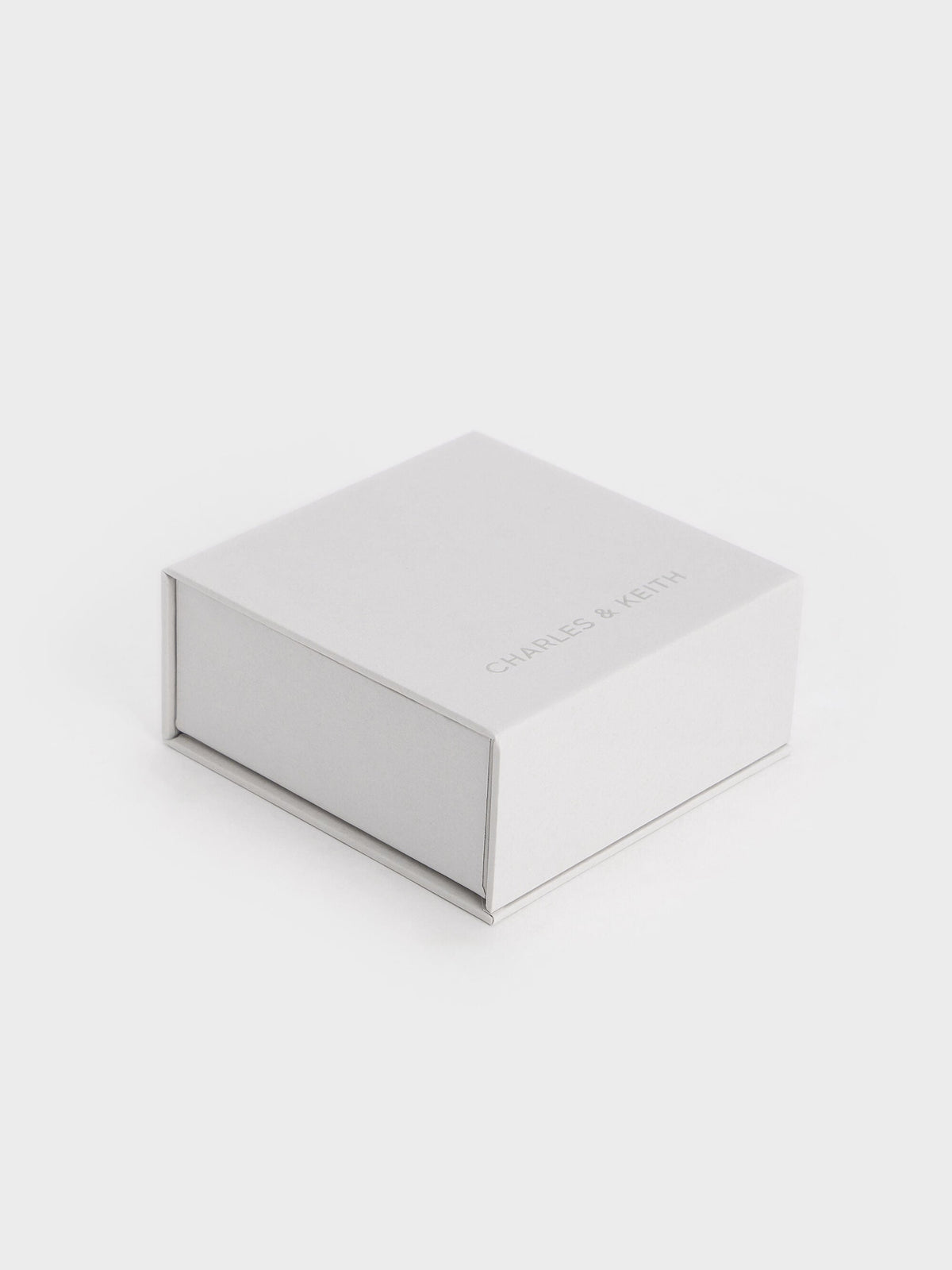 Metallic Heart Beaded Charm - Silver | CHARLES & KEITH