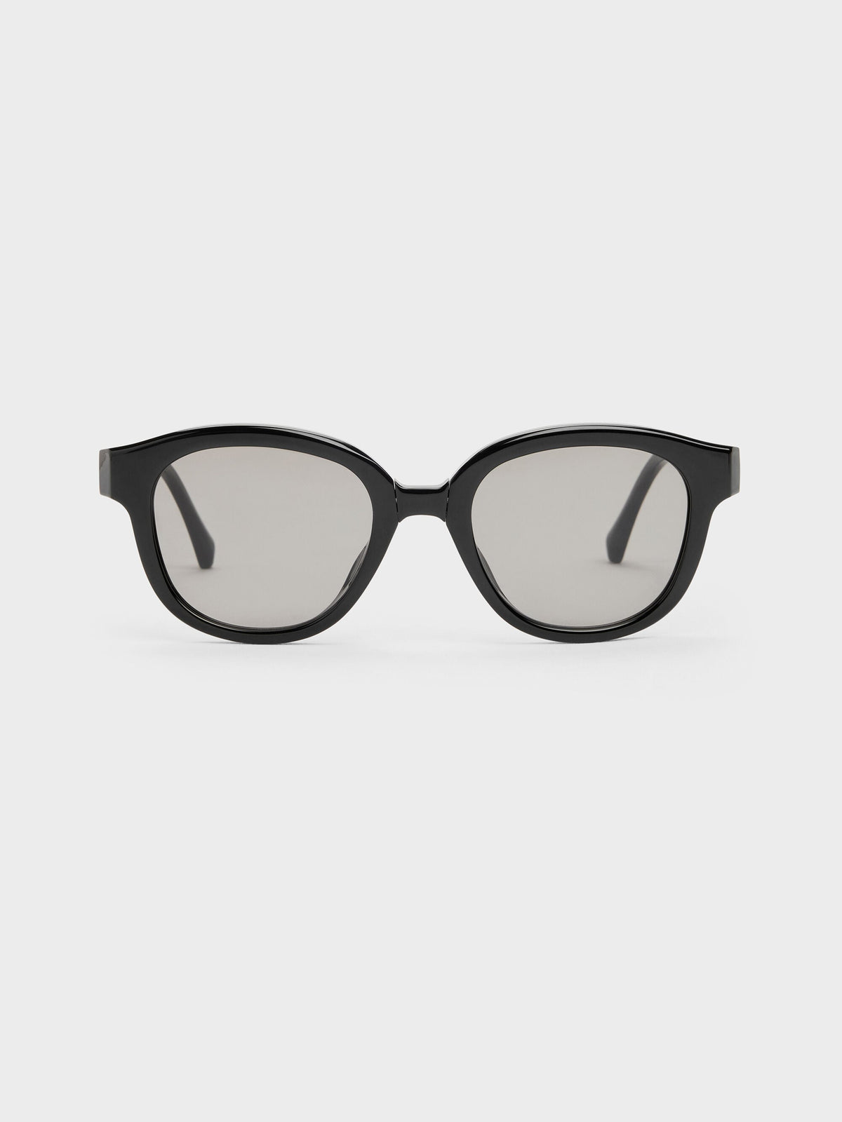 Brea Round Sunglasses - Black | CHARLES & KEITH