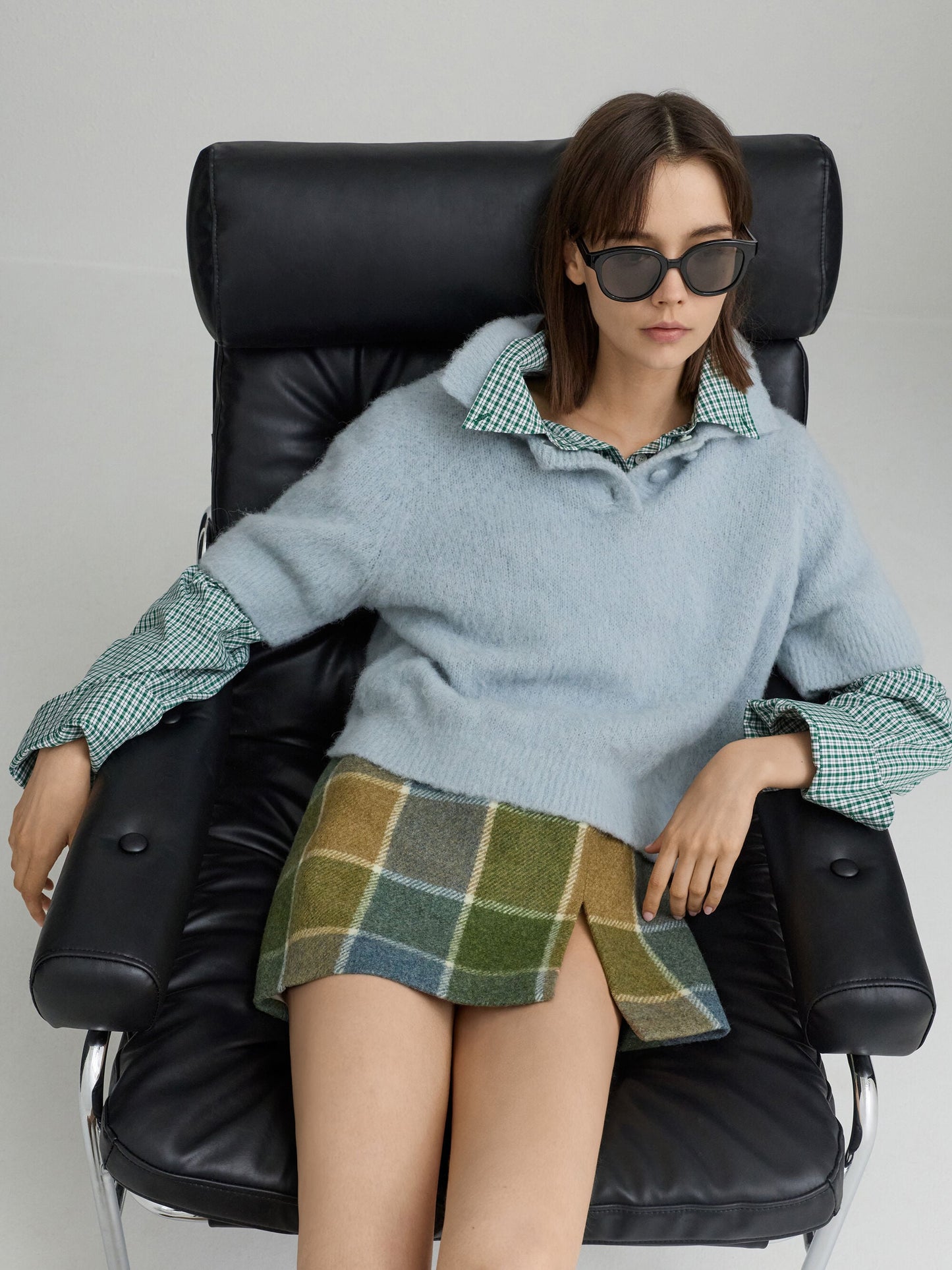 Brea Round Sunglasses - Black | CHARLES & KEITH
