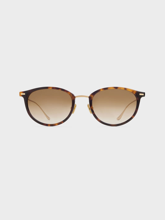 Minnow Metal-Rim Round Sunglasses - T. Shell | CHARLES & KEITH