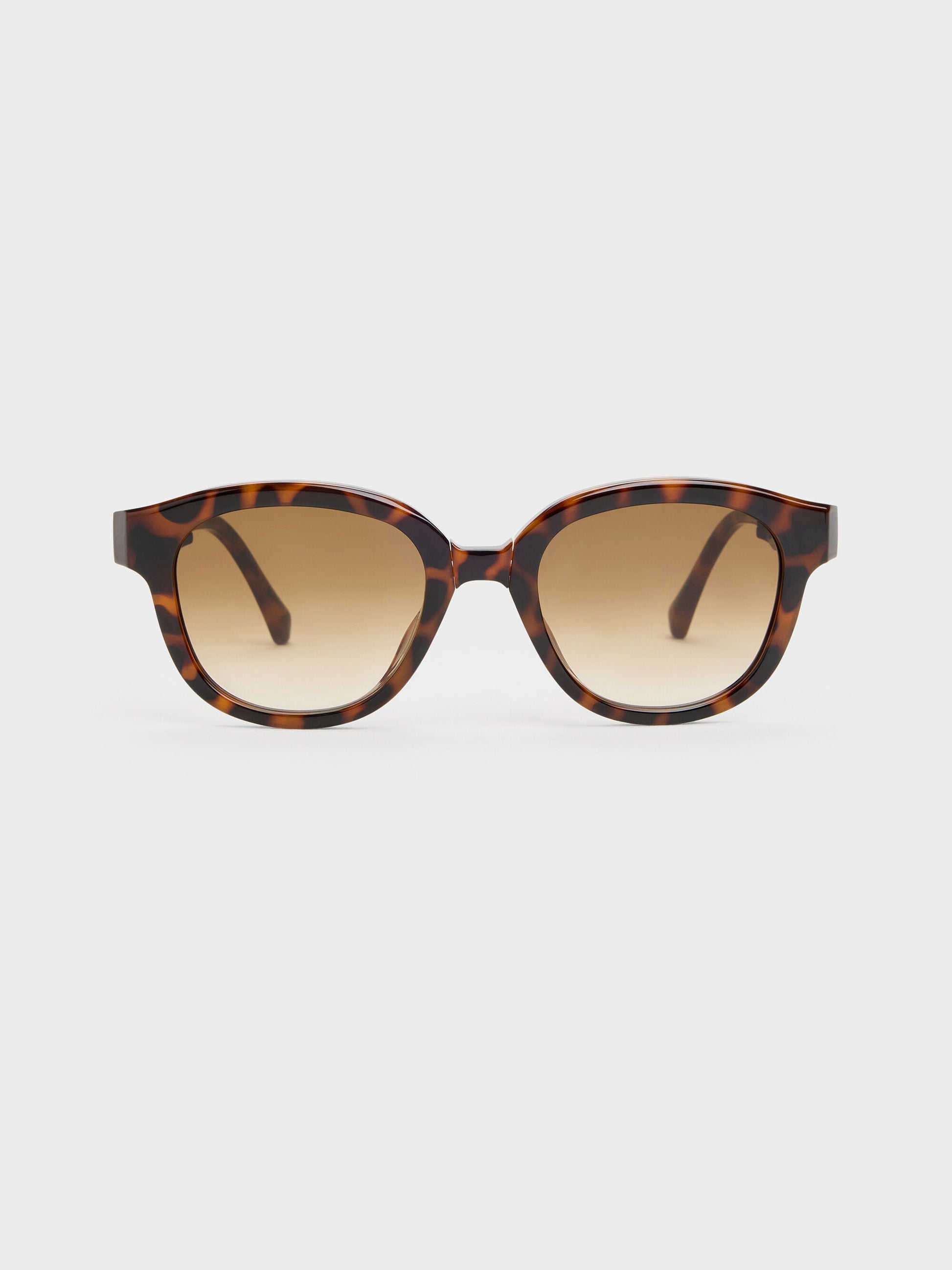 Brea Round Sunglasses - T. Shell | CHARLES & KEITH