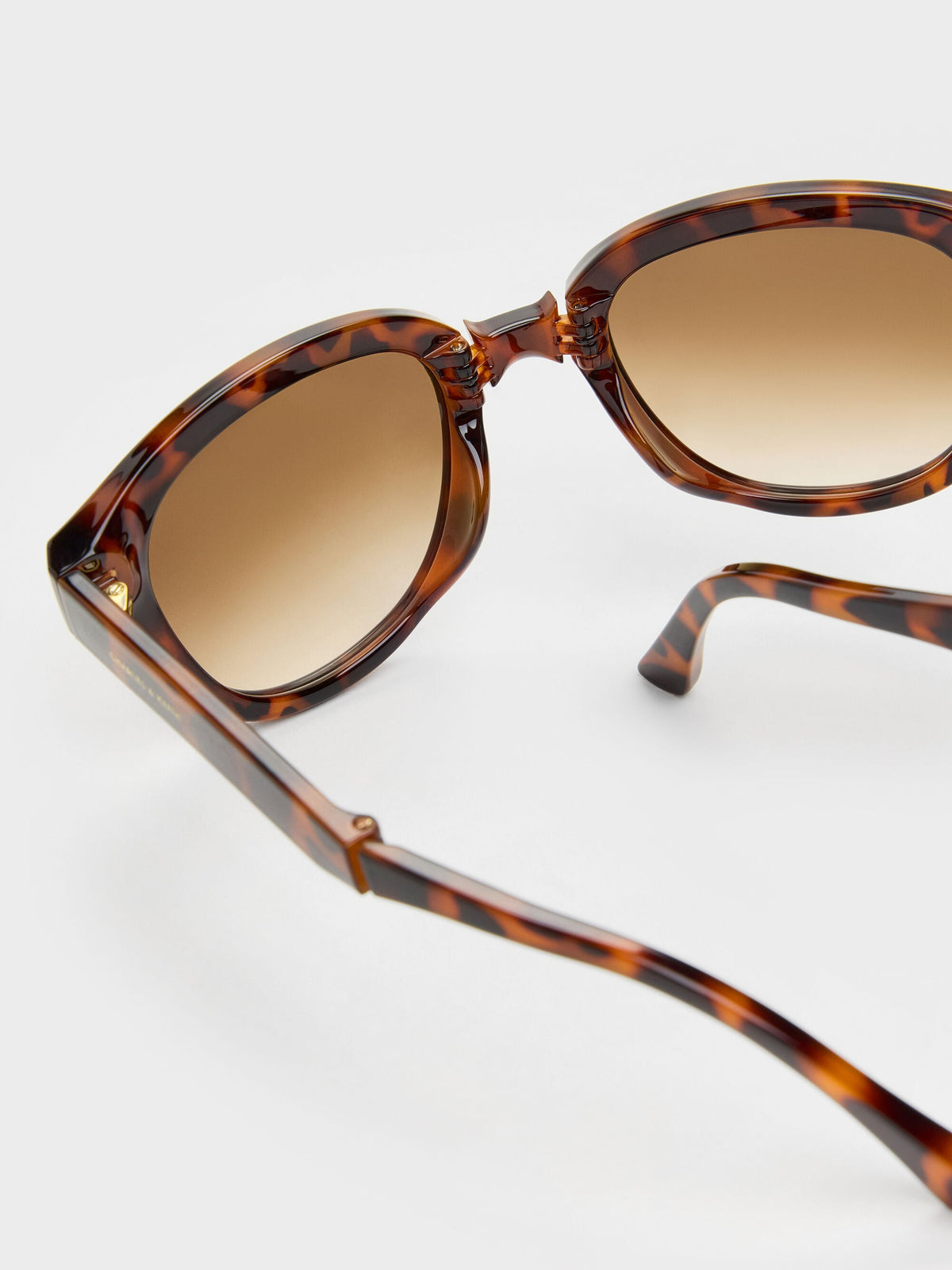 Brea Round Sunglasses - T. Shell | CHARLES & KEITH