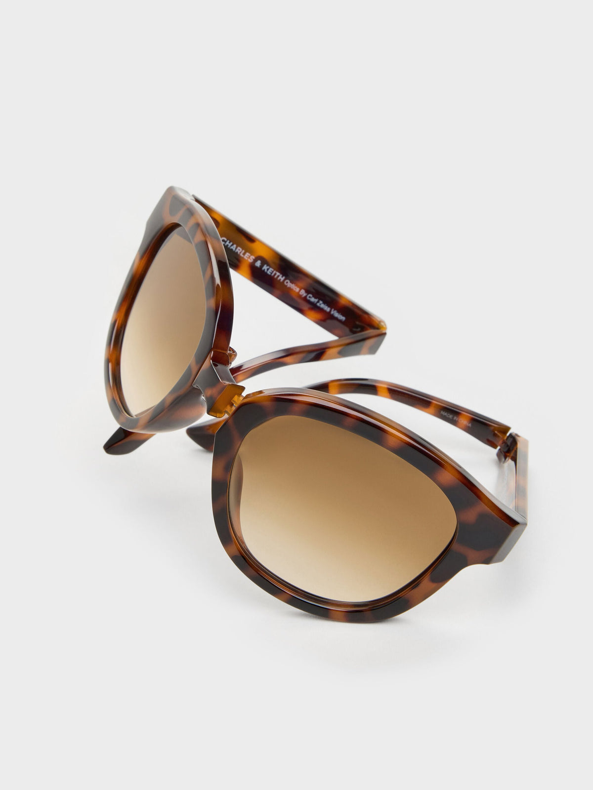 Brea Round Sunglasses - T. Shell | CHARLES & KEITH